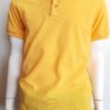 Playera estilo polo para caballero, color amarillo, 50% algodón 50% poliester.