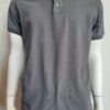 Playera estilo polo para caballero, color gris, 50% algodón 50% poliester.